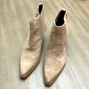 Sam Edelman Western Style Booties - 7 1/2